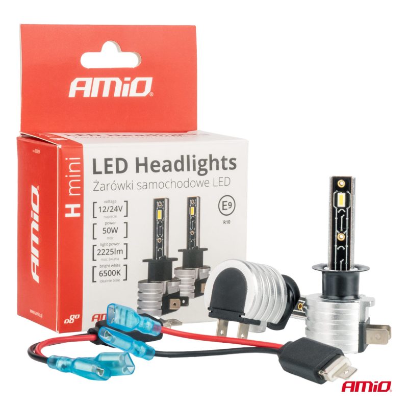 LED žiarovky hlavného svietenia H1 H-mini Series AMiO – Obrázok 4