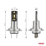 LED žiarovky hlavného svietenia H7/H18 H-mini Series AMiO-03332 – Obrázok 3