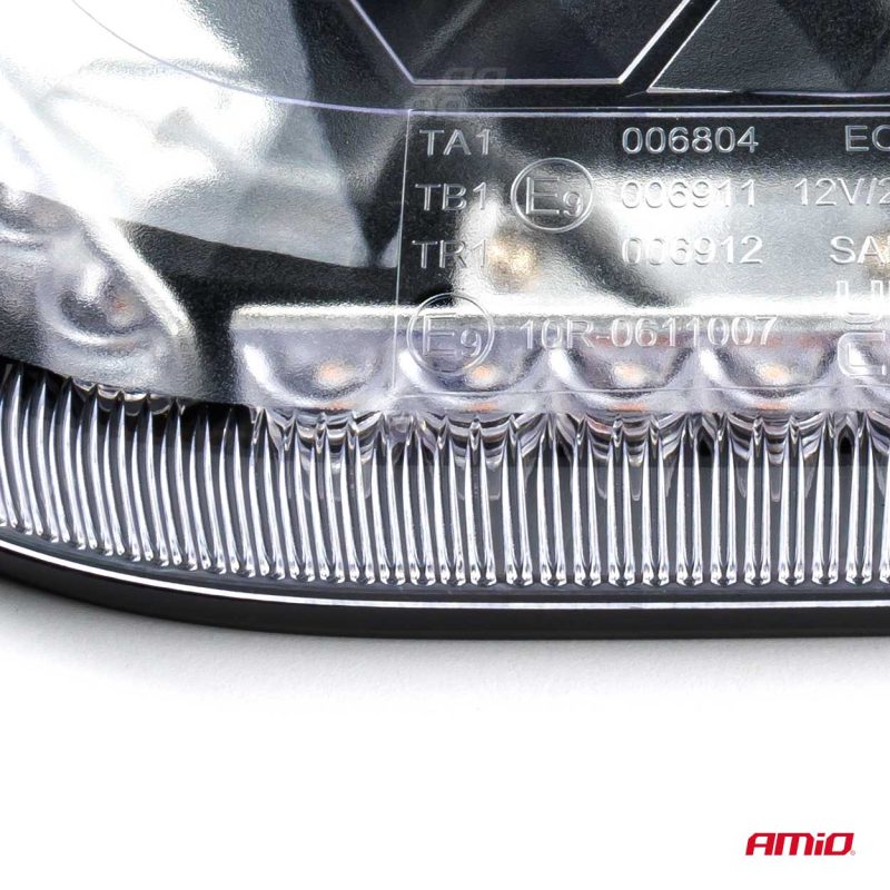 Mini svetelná lišta LED WLB78 magnet 293x171mm R65 R10 48LED 12/24V IP56 – Obrázok 3