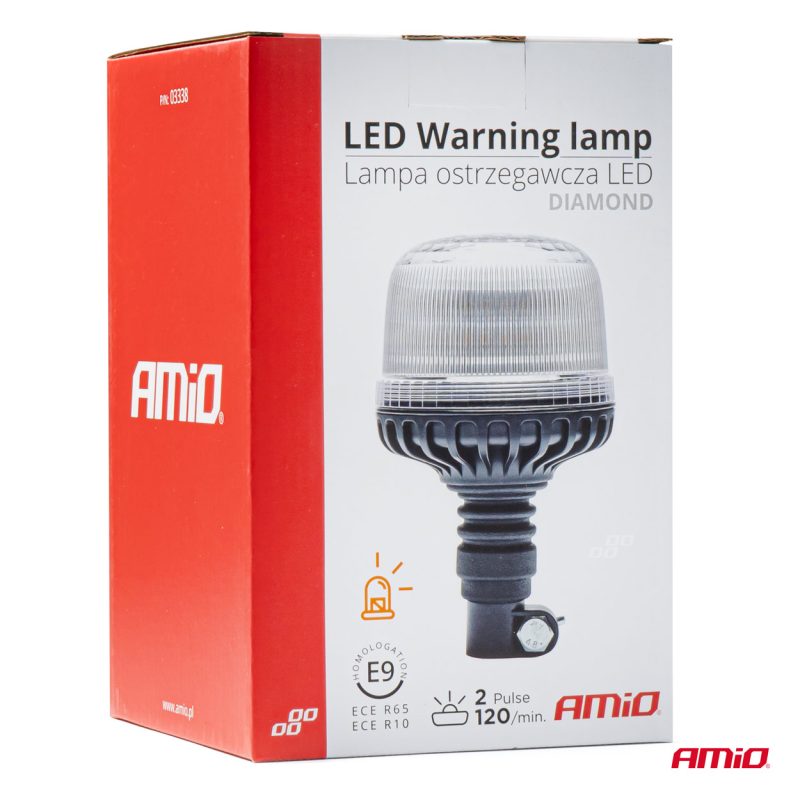 LED výstražný maják W25P 12/24V IP66 AMiO-03338 – Obrázok 7