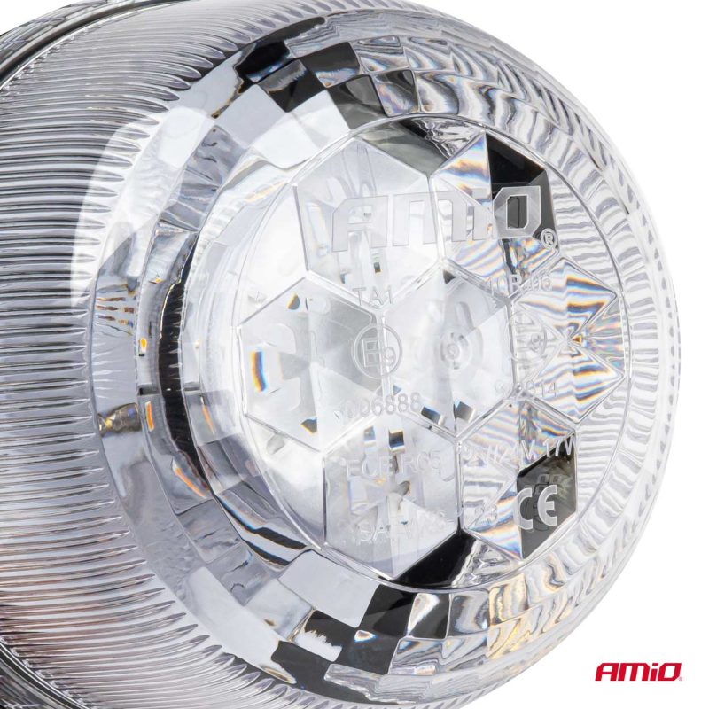 LED výstražný maják W25SB 12/24V IP66 AMiO-03339 – Obrázok 2