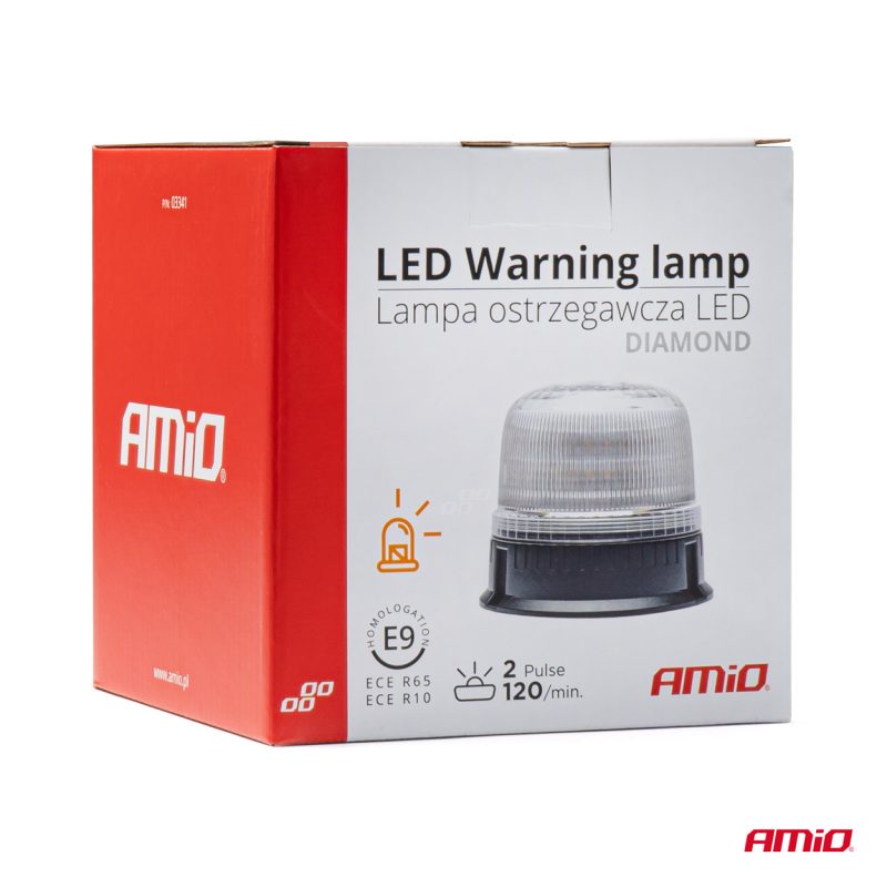LED výstražný maják W25b 12/24V IP66 AMiO-03341 – Obrázok 7