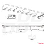Svetelná lišta LED 132 LED 965mm AMIO-03343 – Obrázok 11