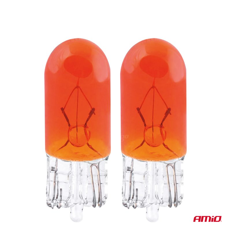 Halogénové žiarovky T10 W5W W2.1x9.5d 12V 2ks blister – Obrázok 2
