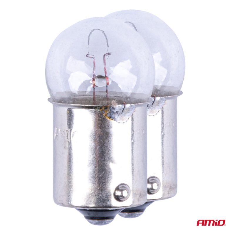 Halogénové žiarovky R10W BA15s 12V 2ks blister – Obrázok 2