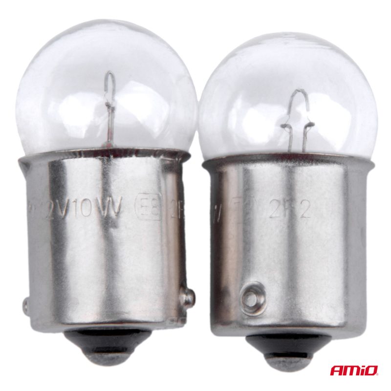 Halogénové žiarovky R10W BA15s 12V 2ks blister – Obrázok 3