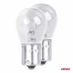 Halogénové žiarovky P21W BA15s 12V 2ks blister – Obrázok 2