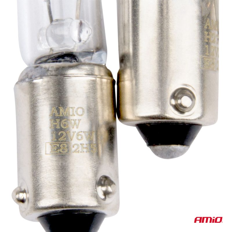 Halogénové žiarovky H6W 12V 6W BAX9S white 2ks blister – Obrázok 3