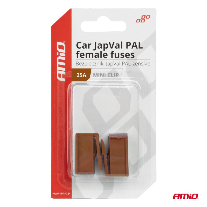 Poistky JAPVAL PAL samica 25A AMIO-03412 – Obrázok 3