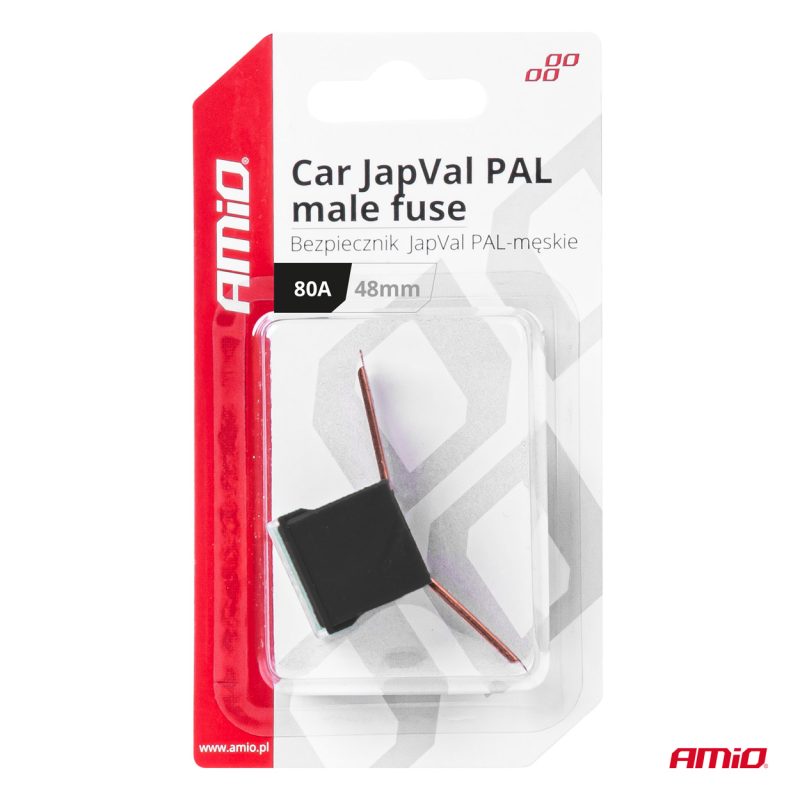 Poistky JAPVAL PAL samec 48mm 80A AMIO-03423 – Obrázok 3