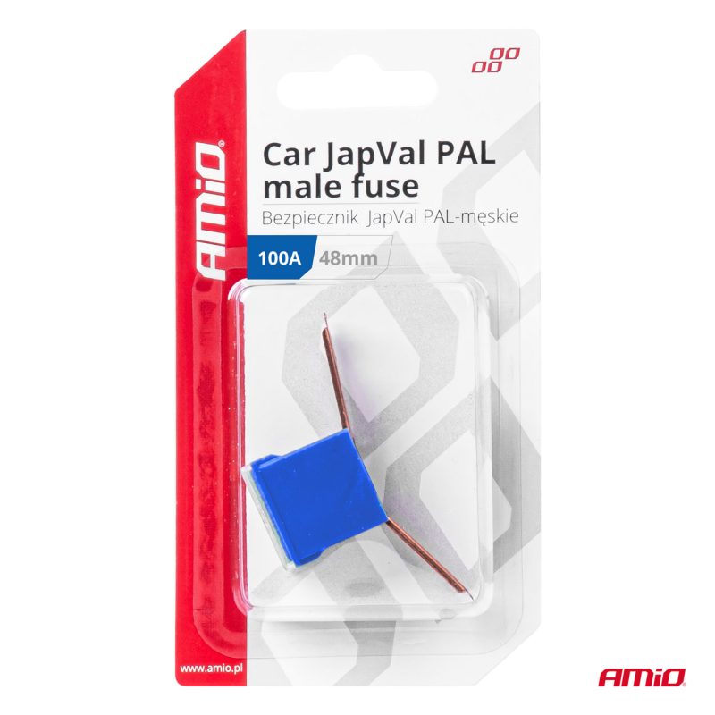 Poistky JAPVAL PAL samec 48mm 100A AMIO-03424 – Obrázok 3