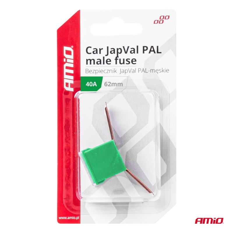 Poistky JAPVAL PAL samec 62mm 40A AMIO-03428 – Obrázok 3