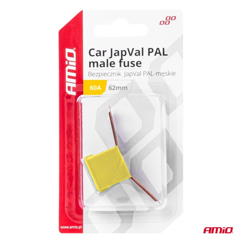 Poistky JAPVAL PAL samec 62mm 60A AMIO-03430 – Obrázok 3