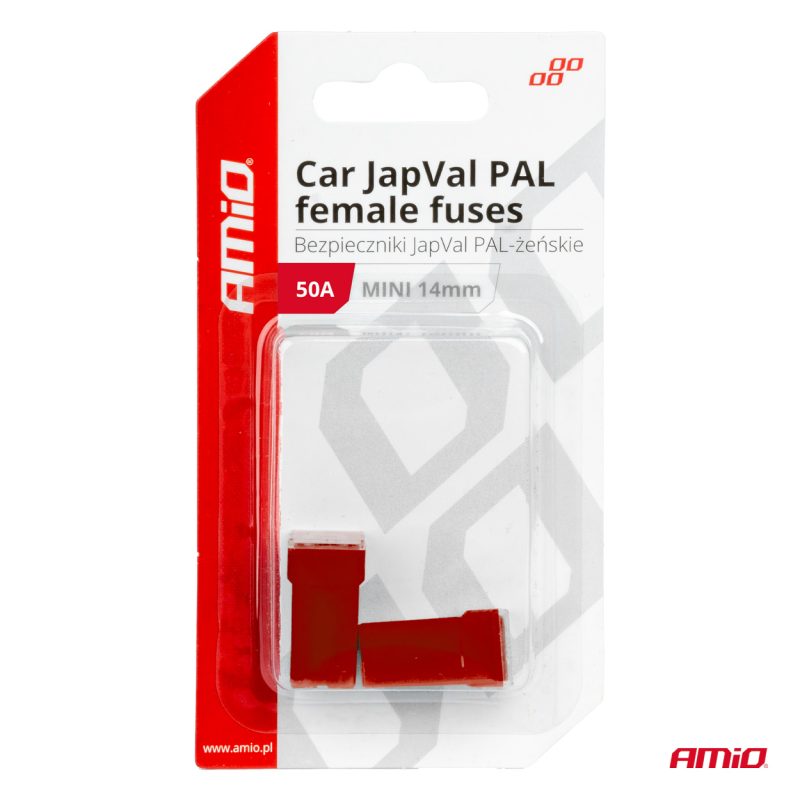 Poistky JAPVAL PAL samica 50A AMIO-03439 – Obrázok 3