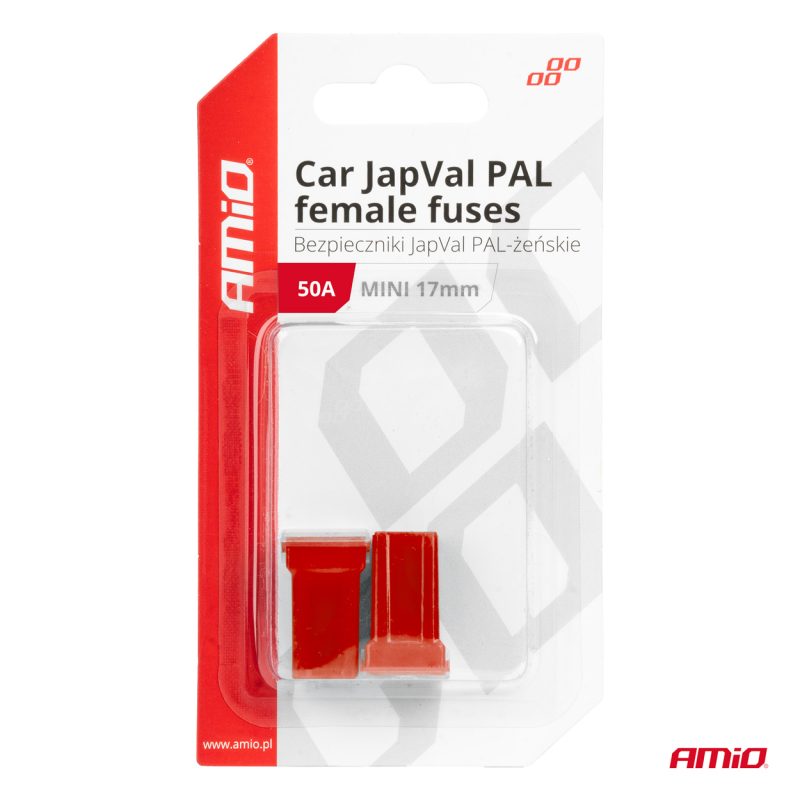 Poistky JAPVAL PAL samica 50A AMIO-03446 – Obrázok 3