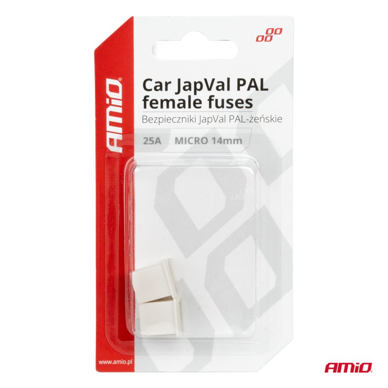 Poistky JAPVAL PAL samica 25A AMIO-03452 – Obrázok 3