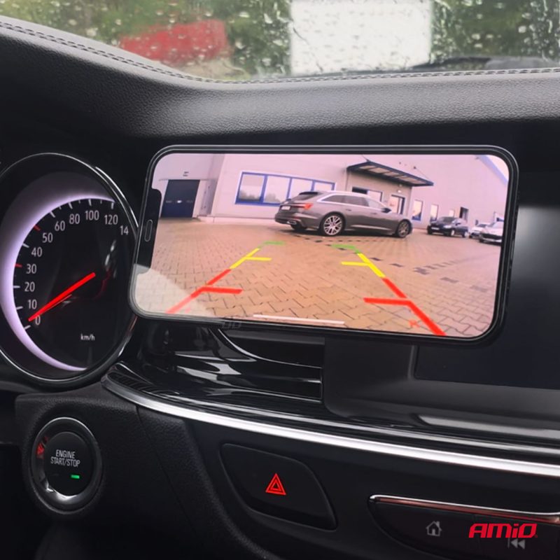 Bezdrôtová WIFI cúvacia kamera HD-410 12v 720p AMIO-03538 – Obrázok 4