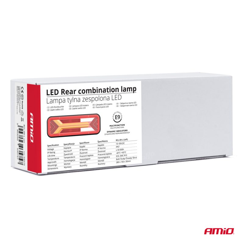 Svetlo zadné združené LED dynamické vľavo RCL-09-L AMIO-03575 – Obrázok 7