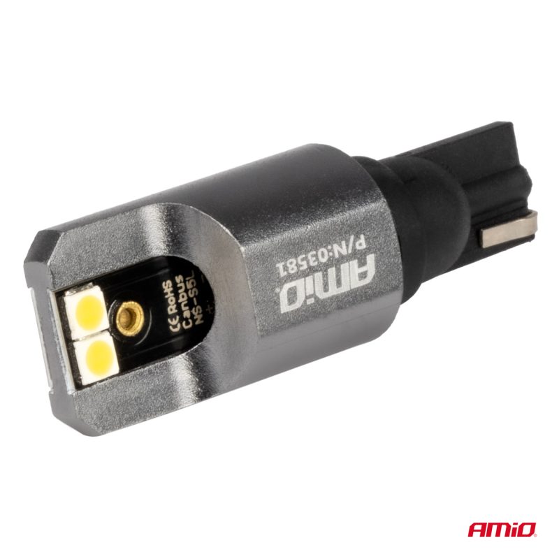 LED žiarovky FULL CANBUS PRO T15 W16W 4x3030 SMD Biela 12V/24V AMiO-03581 – Obrázok 3