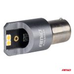 LED žiarovky FULL CANBUS PRO PY21W 4x3030 SMD amber 12V 24V AMIO-03584 – Obrázok 3