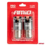 LED žiarovky CANBUS PRO series BAY15D P21/5W 4x3030 SMD Red 12/24V AMIO-03586 – Obrázok 4