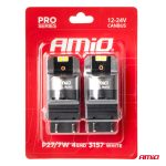 LED CANBUS PRO series 3157 P27/7W 4x3030 SMD White 12/24V CANBUS AMIO-03588 – Obrázok 4