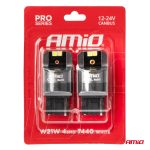 LED CANBUS PRO series 7440 W21W 4x3030 SMD White 12/24V CANBUS AMIO-03589 – Obrázok 4