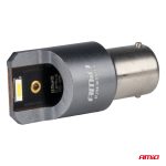 LED žiarovky FULL CANBUS PRO BA15S P21W 2x1860SMD biele12V 24V AMIO-03593 – Obrázok 3