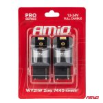 LED žiarovky FULL CANBUS PRO WY21W 2x1860 SMD amber 12V 24V AMIO-03600 – Obrázok 4