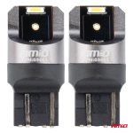 LED žiarovky FULL CANBUS PRO W21/5W 2x1860 SMD biele 12V 24V AMIO-03601 – Obrázok 2