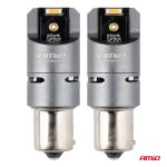 LED žiarovky FULL CANBUS PY21W 2x1860 SMD amber 12V 24V AMIO-03604 – Obrázok 2