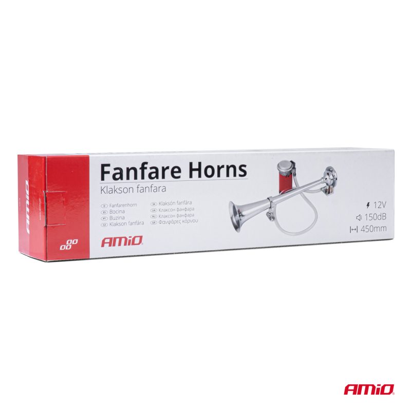 Klaksón fanfára 12V AMIO-03618 – Obrázok 6