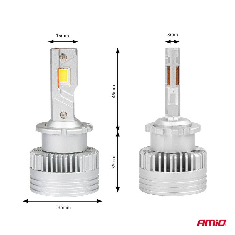 LED žiarovky hlavného svietenia D4S/D4R D-Basic Series AMiO-03629 – Obrázok 3