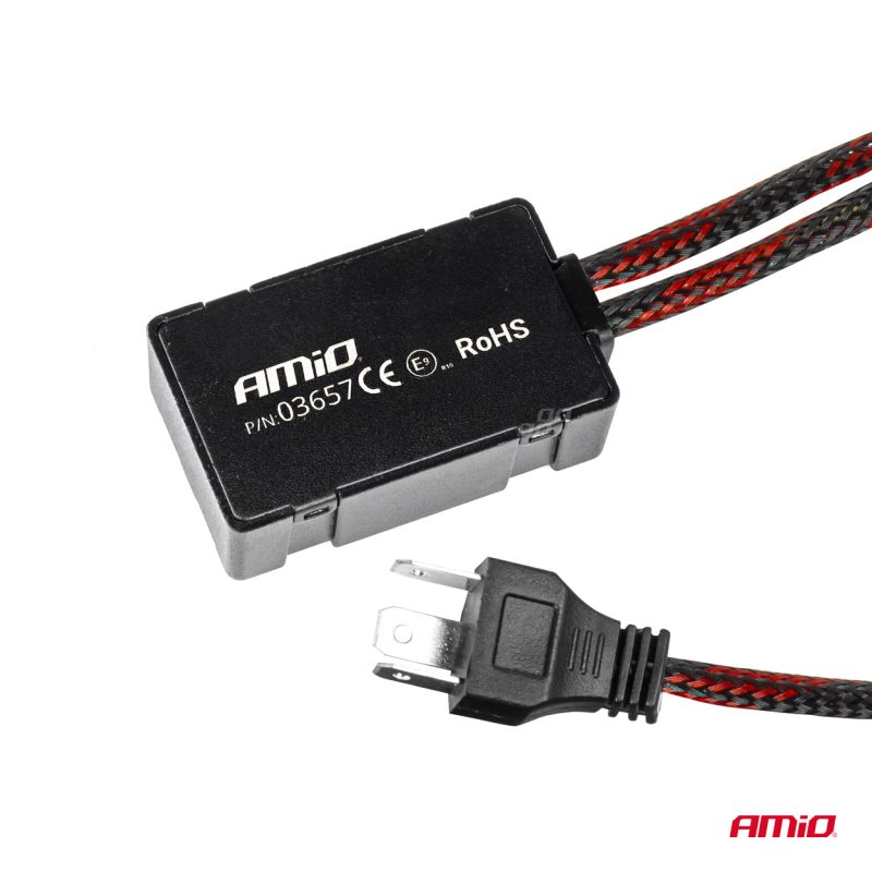 LED žiarovky hlavného svietenia FLEX+ H4/H19 canbus 6000K 12V 24V AMIO-03657 – Obrázok 5
