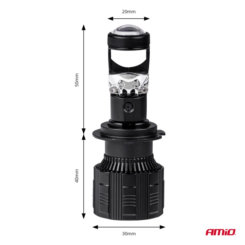 LED žiarovky hlavného svietenia H7 PL Lens séria AMiO-03668 – Obrázok 5