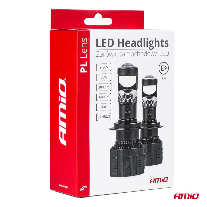 LED žiarovky hlavného svietenia H7 PL Lens séria AMiO-03668 – Obrázok 9