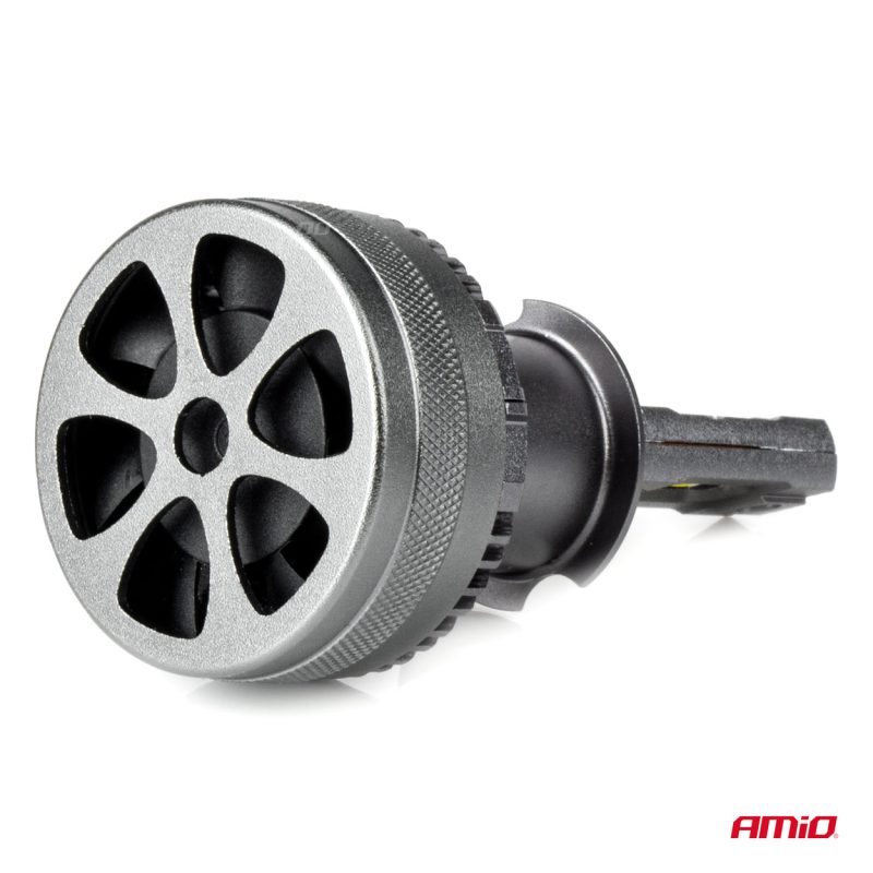 LED žiarovky hlavného svietenia HP Full Canbus H3 12V 24v 6500k AMIO-03672 – Obrázok 3