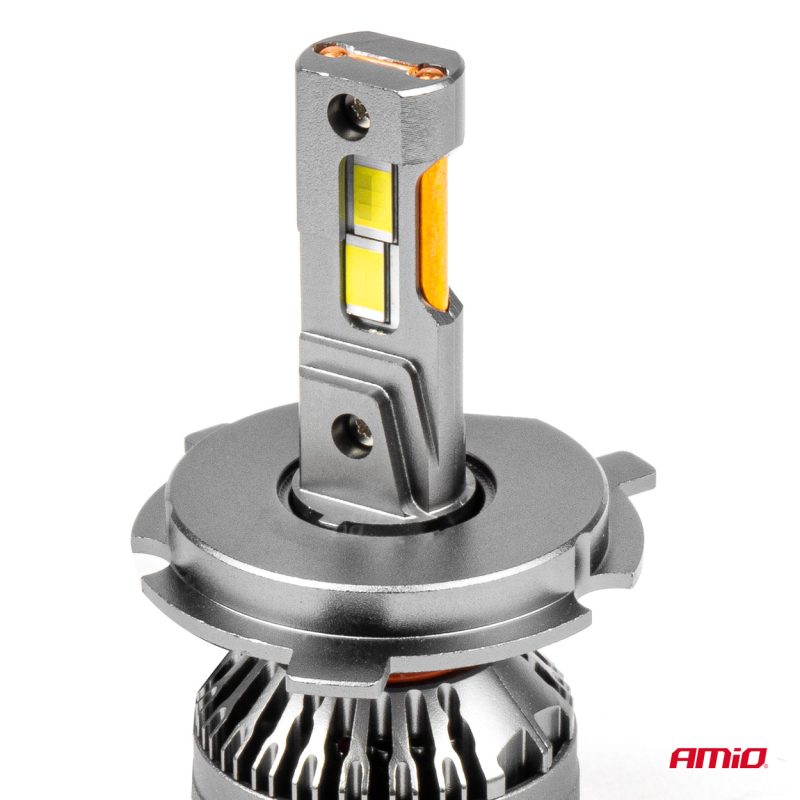 LED žiarovky hlavného svietenia H4/H19 HP séria Full Canbus AMiO-03673 – Obrázok 2