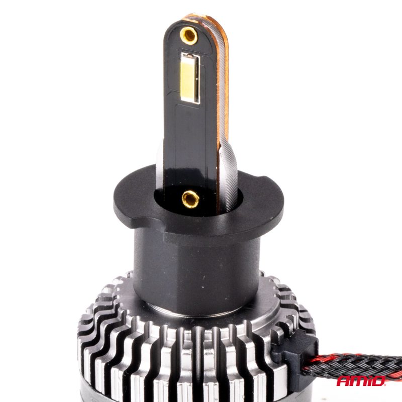 LED žiarovky hlavného svietenia K3 H3 12V 6000K canbus AMIO-03681 – Obrázok 3