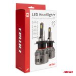 LED žiarovky hlavného svietenia K3 H3 12V 6000K canbus AMIO-03681 – Obrázok 5