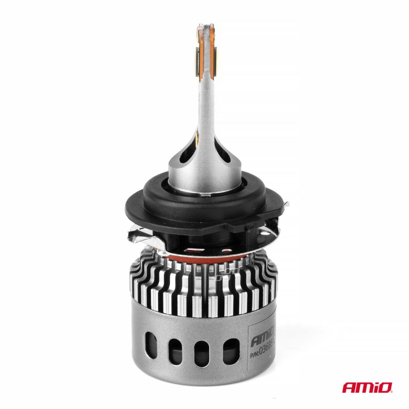 LED žiarovky hlavného svietenia K3 H7-6 12V 6000K canbus AMIO-03685 – Obrázok 2