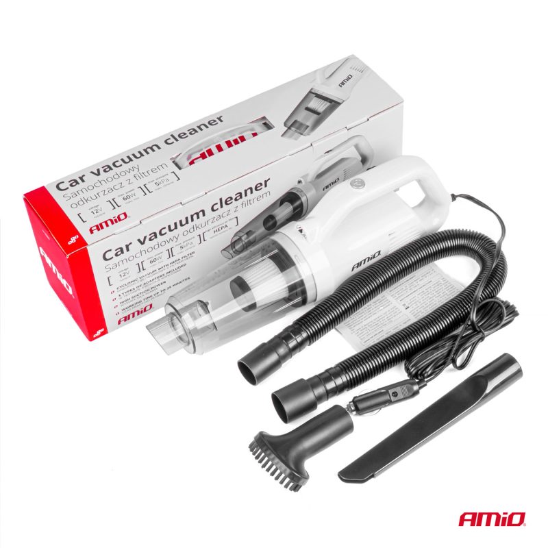 Vysávač do auta 12V 60W HEPA 5kPa AMIO-03691 – Obrázok 11