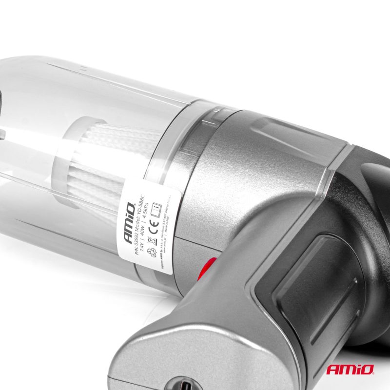 Bezdrôtový vysávač do auta HEPA AMiO-03692 – Obrázok 12