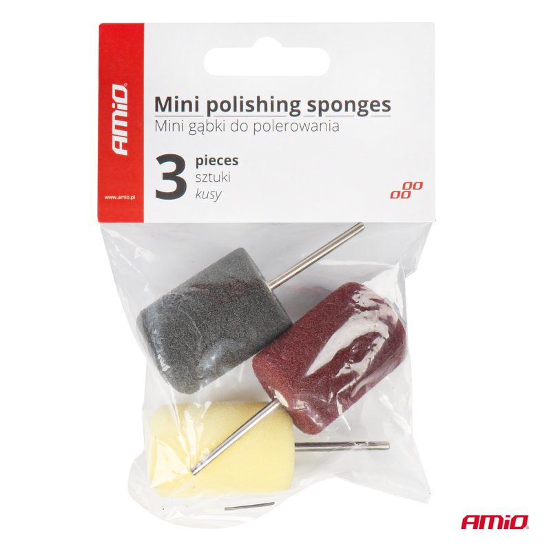 Súprava mini leštiacich špongií AMIO-03716 – Obrázok 3