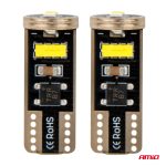 LED žiarovky CANBUS T10e W5W 3x2055 SMD White 12V/24V AMIO-03720 – Obrázok 2