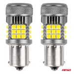 LED žiarovky CANBUS PRO series 1156 BA15S P21W R10W R5W 36x3030 SMD FAN White 12V/24V AMIO-03722 – Obrázok 2
