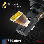 LED žiarovky X4-series AVIATOR H7/H18 6500K max 44W AMIO-03764 – Obrázok 4