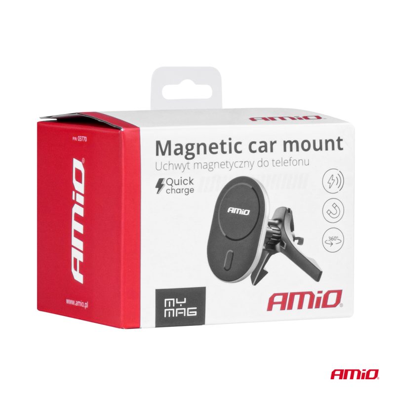 Magnetický držiak na telefón My Mag 15W AMIO-03770 – Obrázok 9