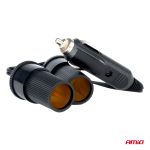 Rozdeľovač 12V 24V zásuvky zapaľovača do auta AMIO-03801 – Obrázok 2