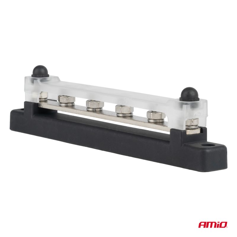 Uzemňovací blok plus prípojnica M6 12V - 48V 150A AMiO-03808 – Obrázok 2